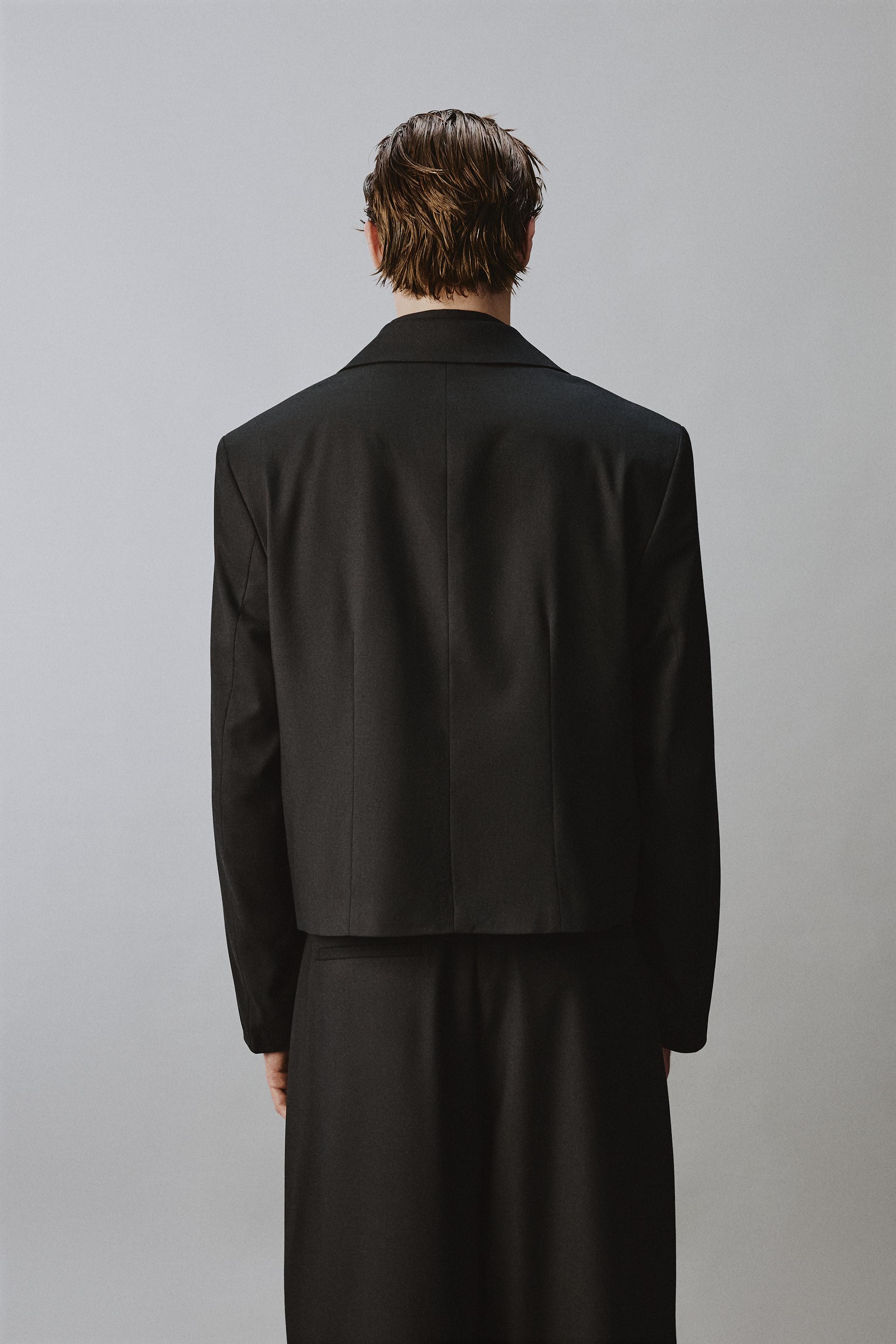 CROPPED SUIT BLAZER